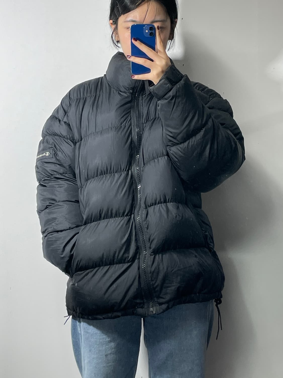 챔피온 블랙 패딩 2Xl  상품이미지1