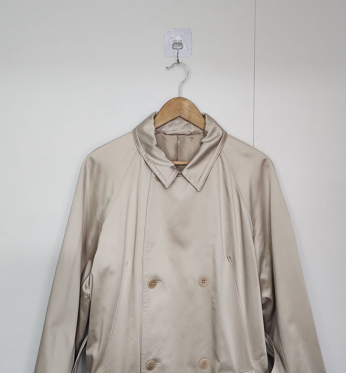 코스옴므 트렌치코트 새틴코트 105 XL 상품이미지8