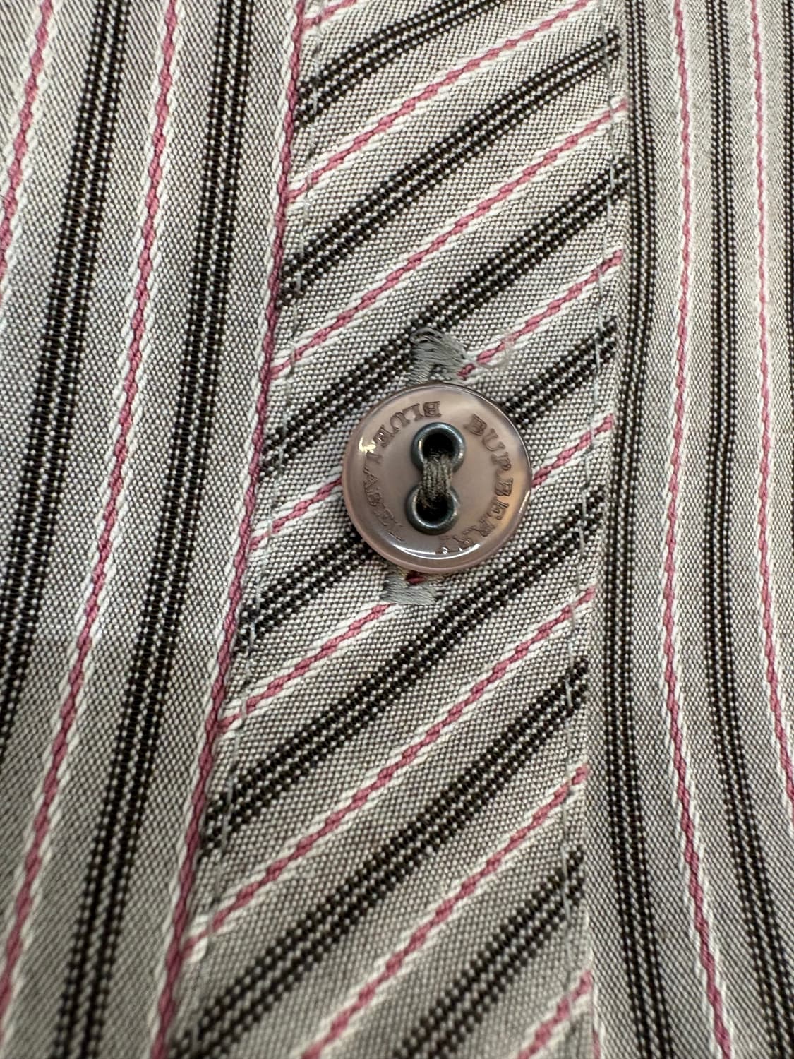 버버리 블루라벨 스트라이프 셔츠 상품이미지10