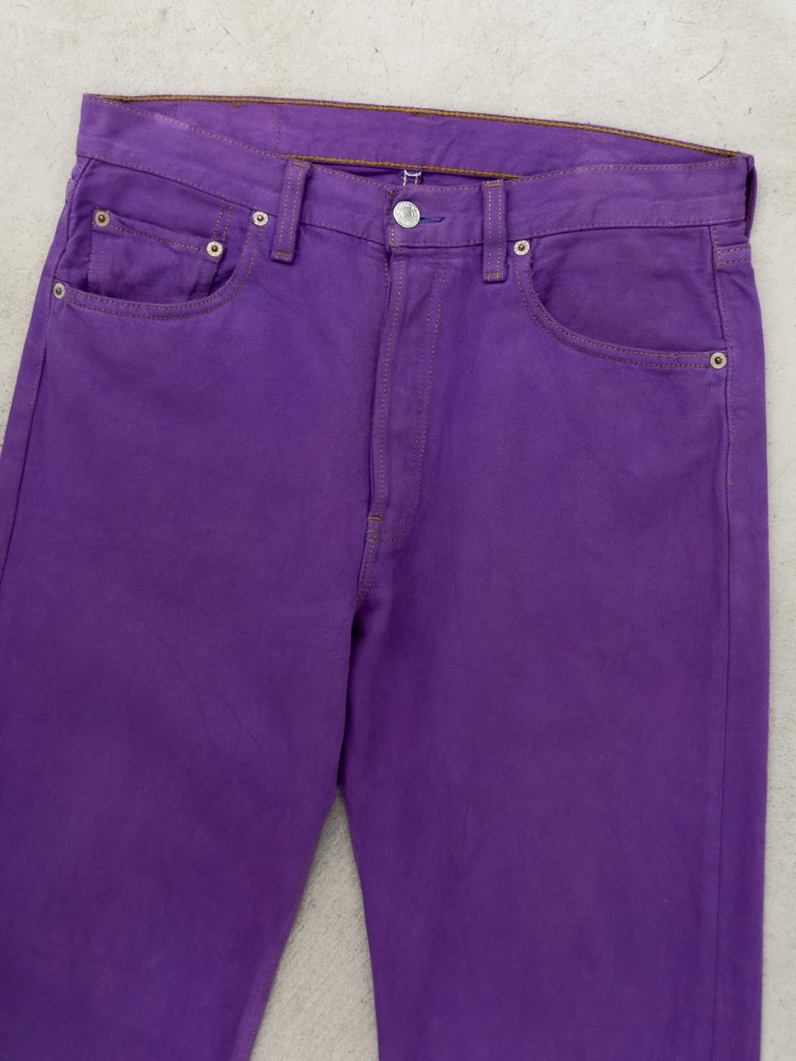 90s 리바이스 501 가먼트다잉 데님 팬츠 상품이미지2