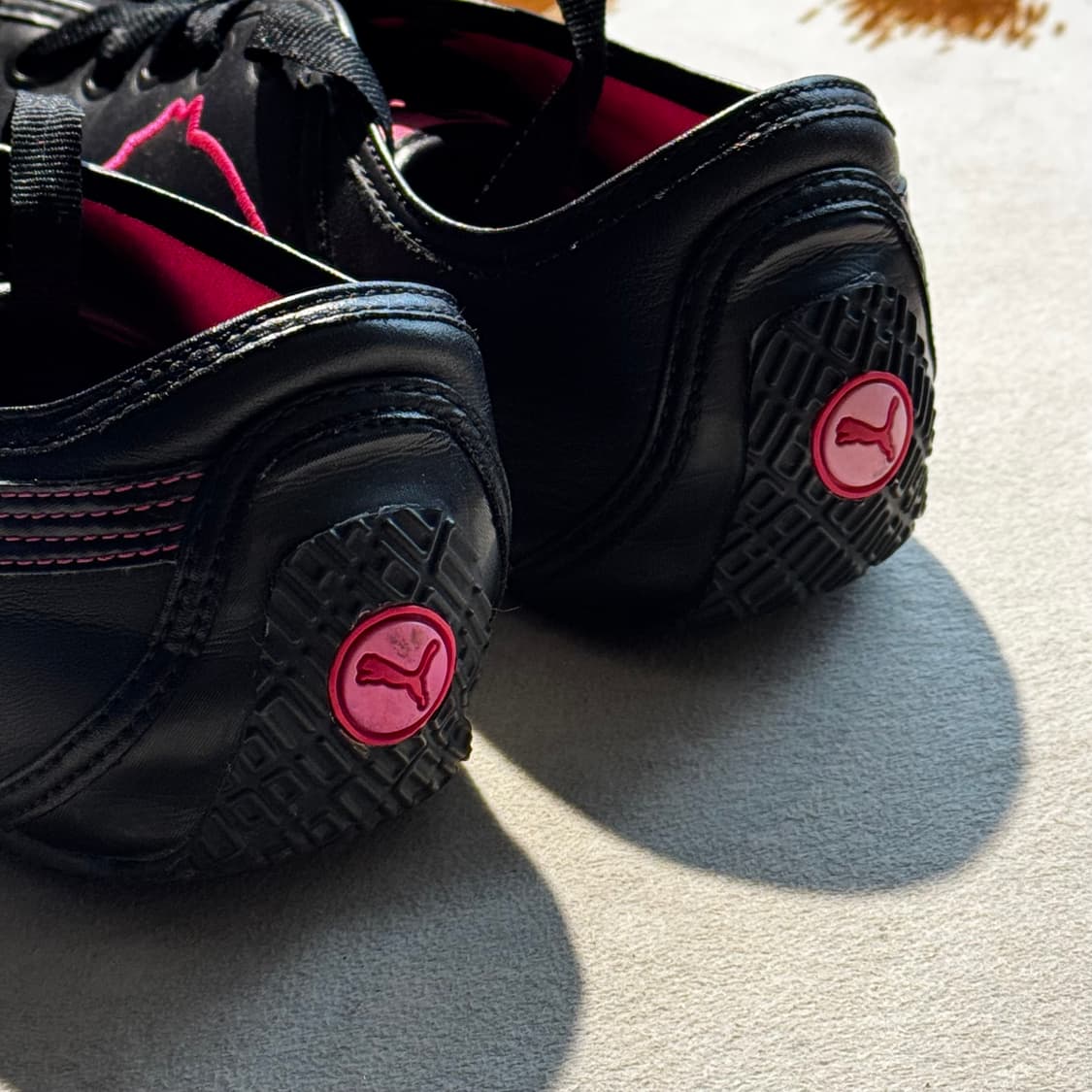 푸마 스피드캣 레더 블랙 핑크 (245) 플랫슈즈 상품이미지5