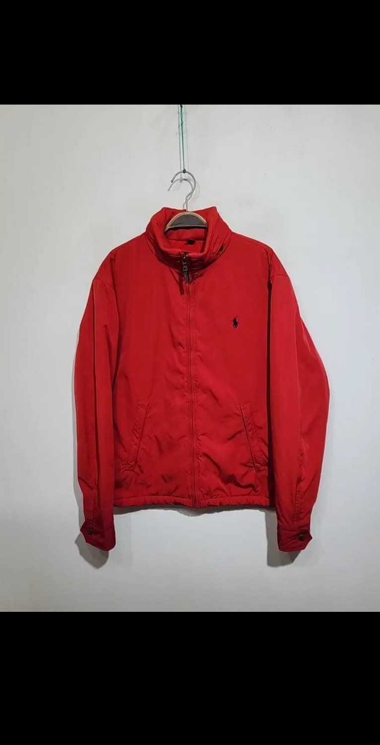 (L) 랄프로렌 폴로 점퍼 빨강 안감기모 자켓 캐주얼  상품이미지1