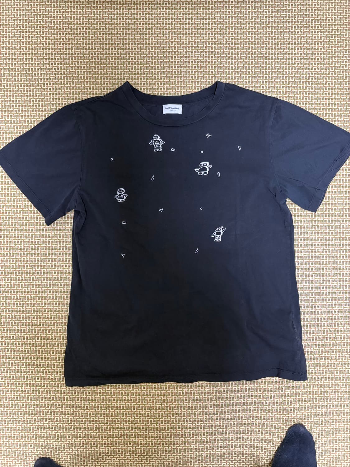 Saint Laurent Robot Printed T-Shirt 상품이미지1