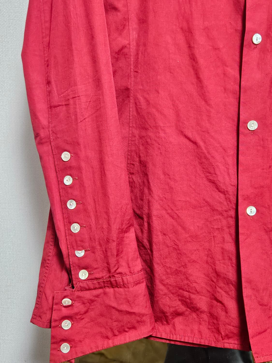 장폴고티에 옴므 셔츠 레드 상품이미지4