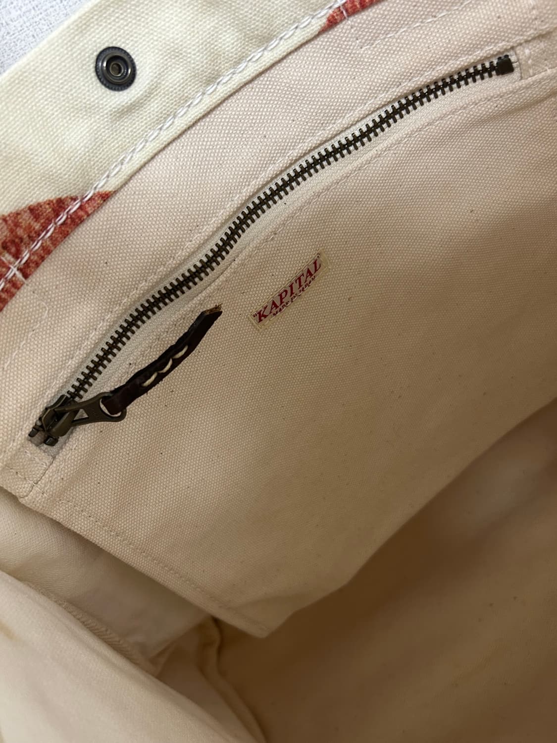 KAPITAL 캐피탈 캔버스 숄더백 상품이미지3