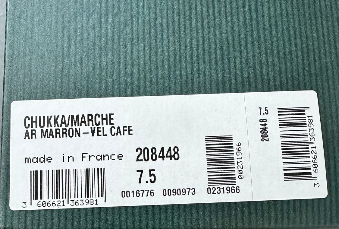 파라부트 아펜처 콜라보 스웨이드 처카부츠 UK7.5(265) 상품이미지6