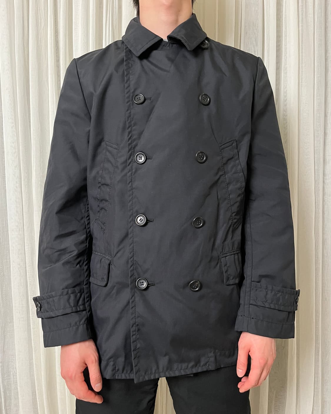 꼼데가르송 옴므 나일론 하프 더블코트 comme des garckns 상품이미지9