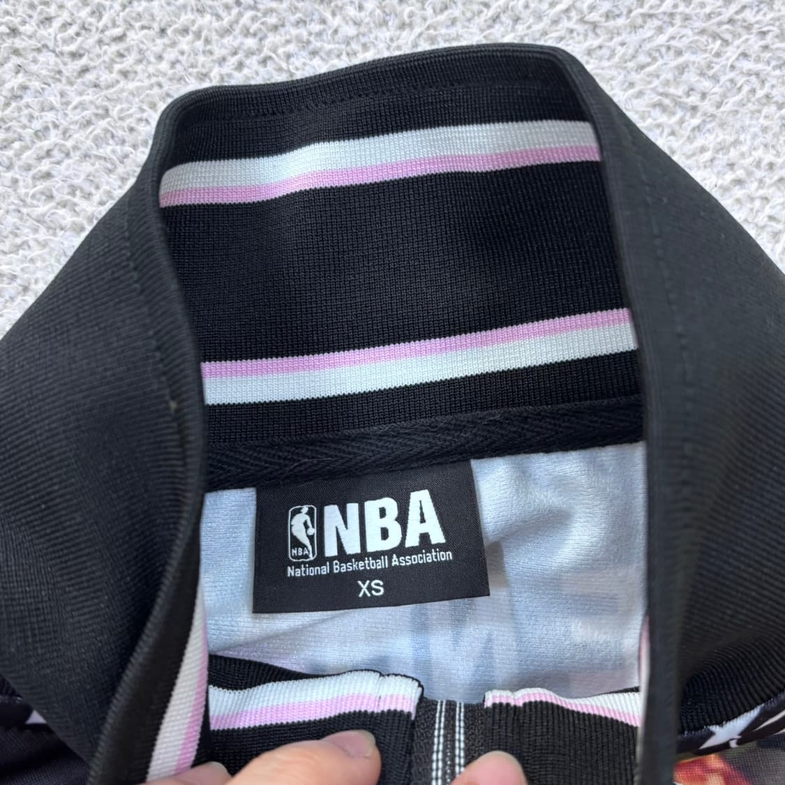 XS NBA 토론토 랩터스 플라워 트랙탑 집업 자켓 0611E 상품이미지3