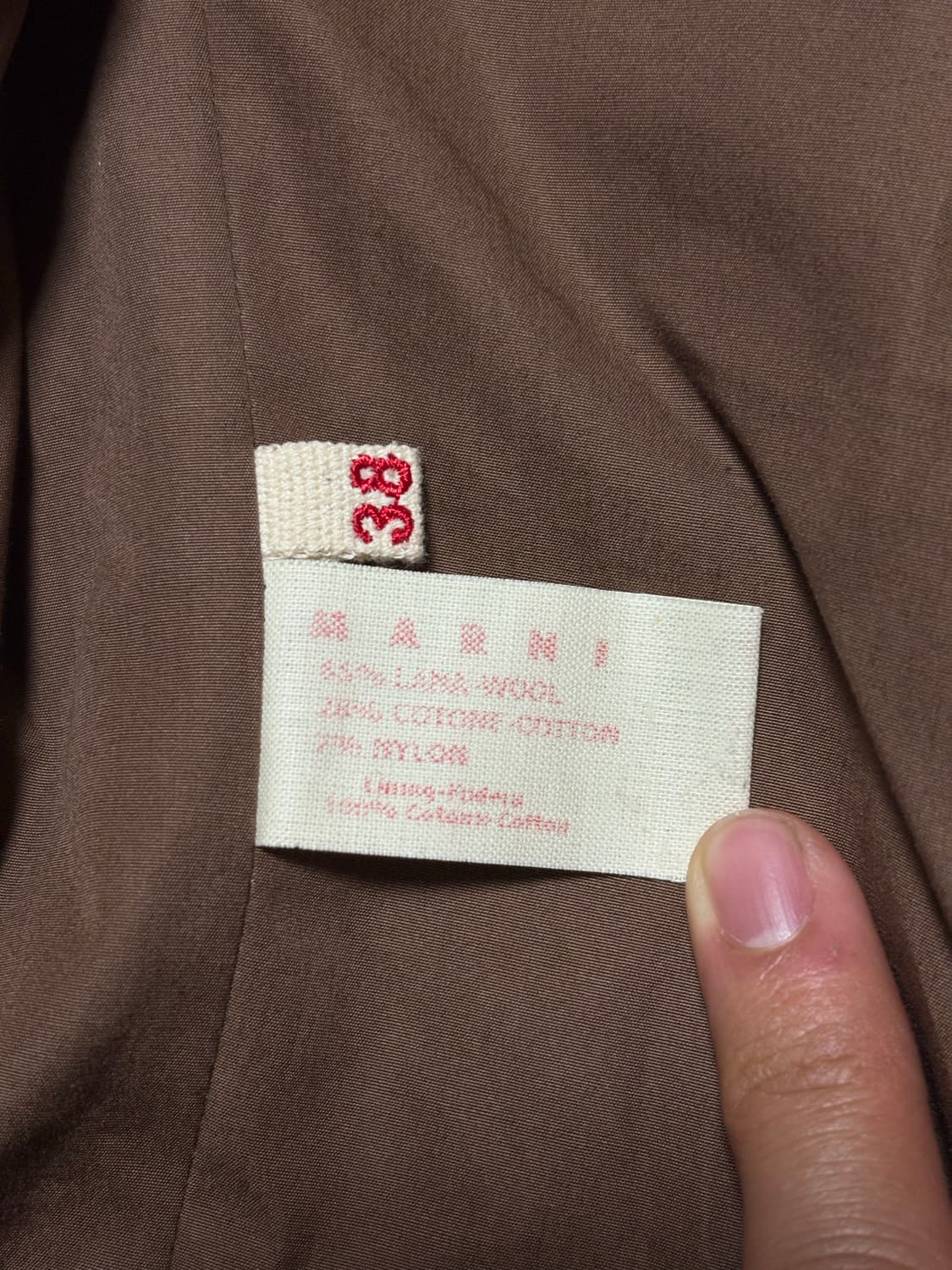 Marni 마르니 라마 울자켓 38 상품이미지3