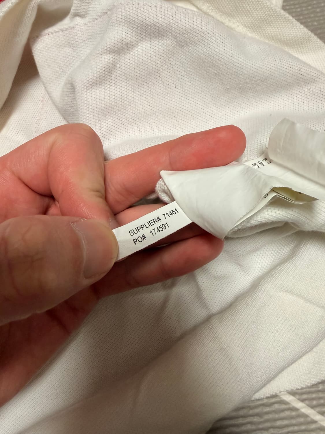 폴로 빅포니 성조기 반팔 럭비티 화이트 (1) 상품이미지10