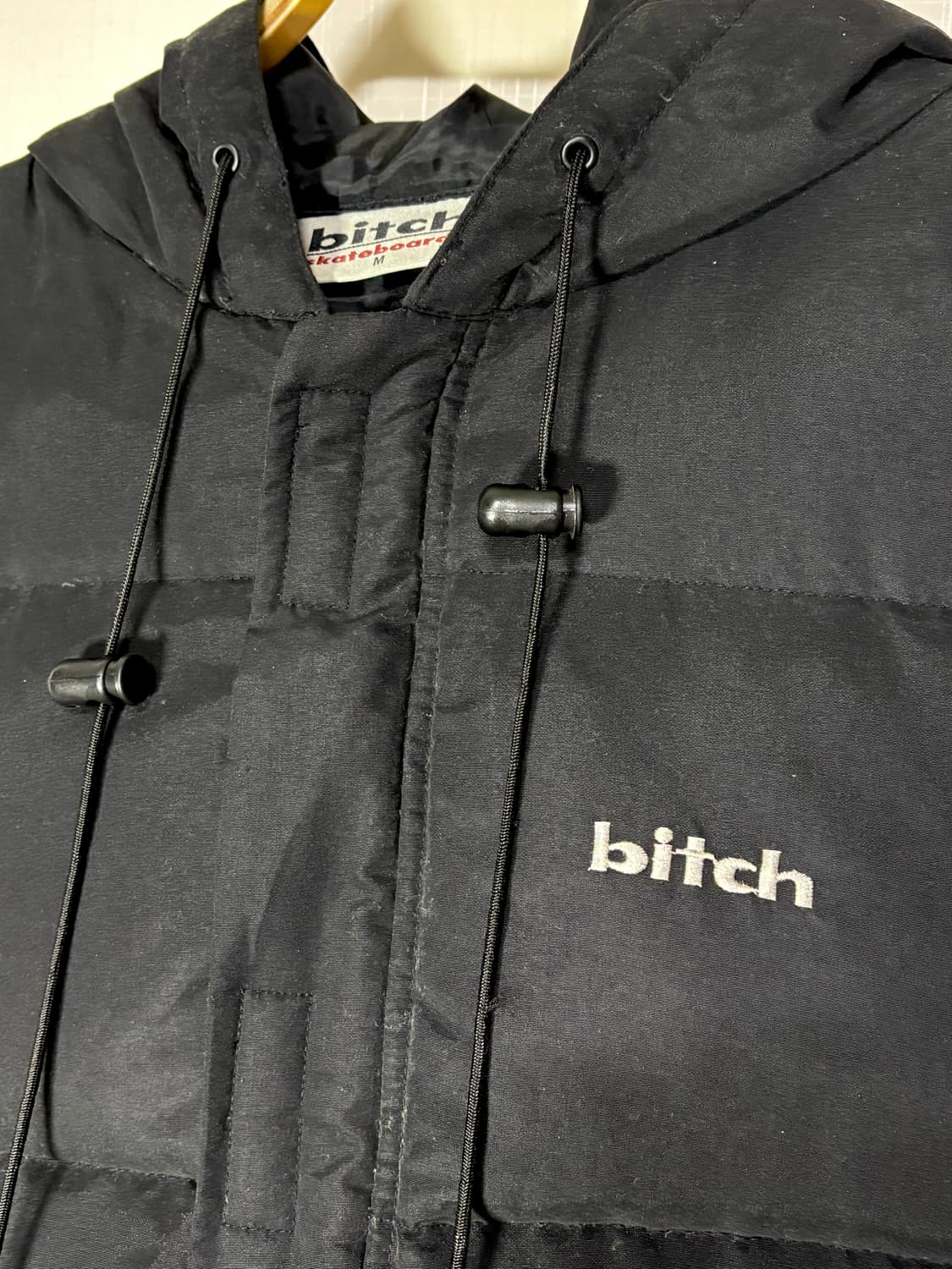 90s bitch skateboards 비치 스케이트보드 패딩 베스트 상품이미지5