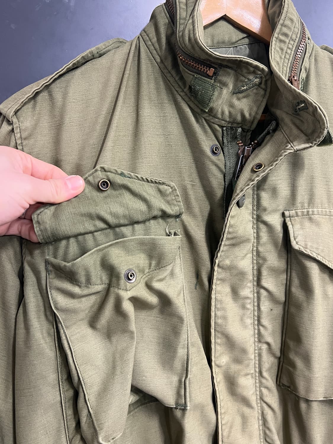 Military 밀리터리 오리지널 M-65 필드 자켓 상품이미지3