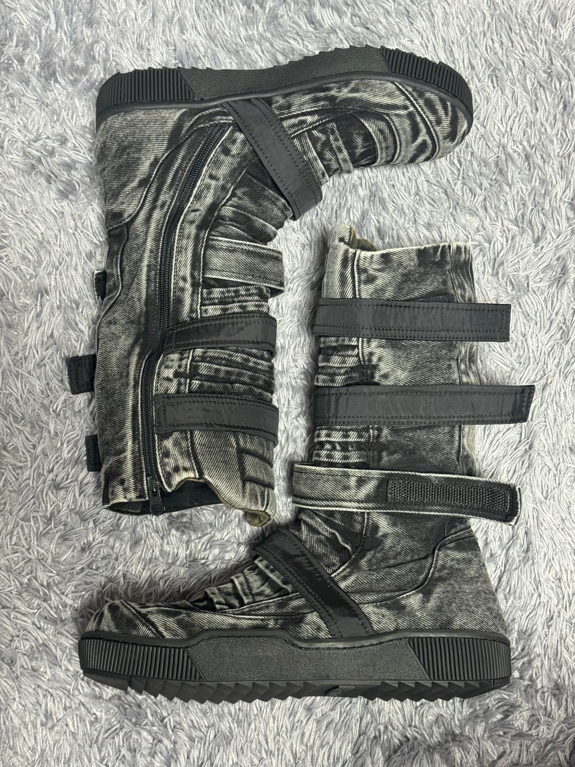 데모바자(DEMOBAZA) 하이탑 그레이 상품이미지5