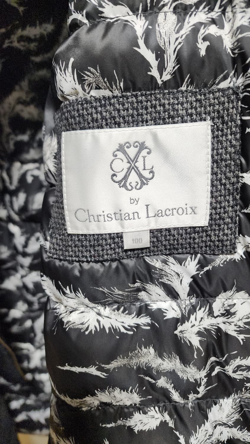 크리스찬 라크르와 남자 헤링본 여행자 겨울 코트 상품이미지4