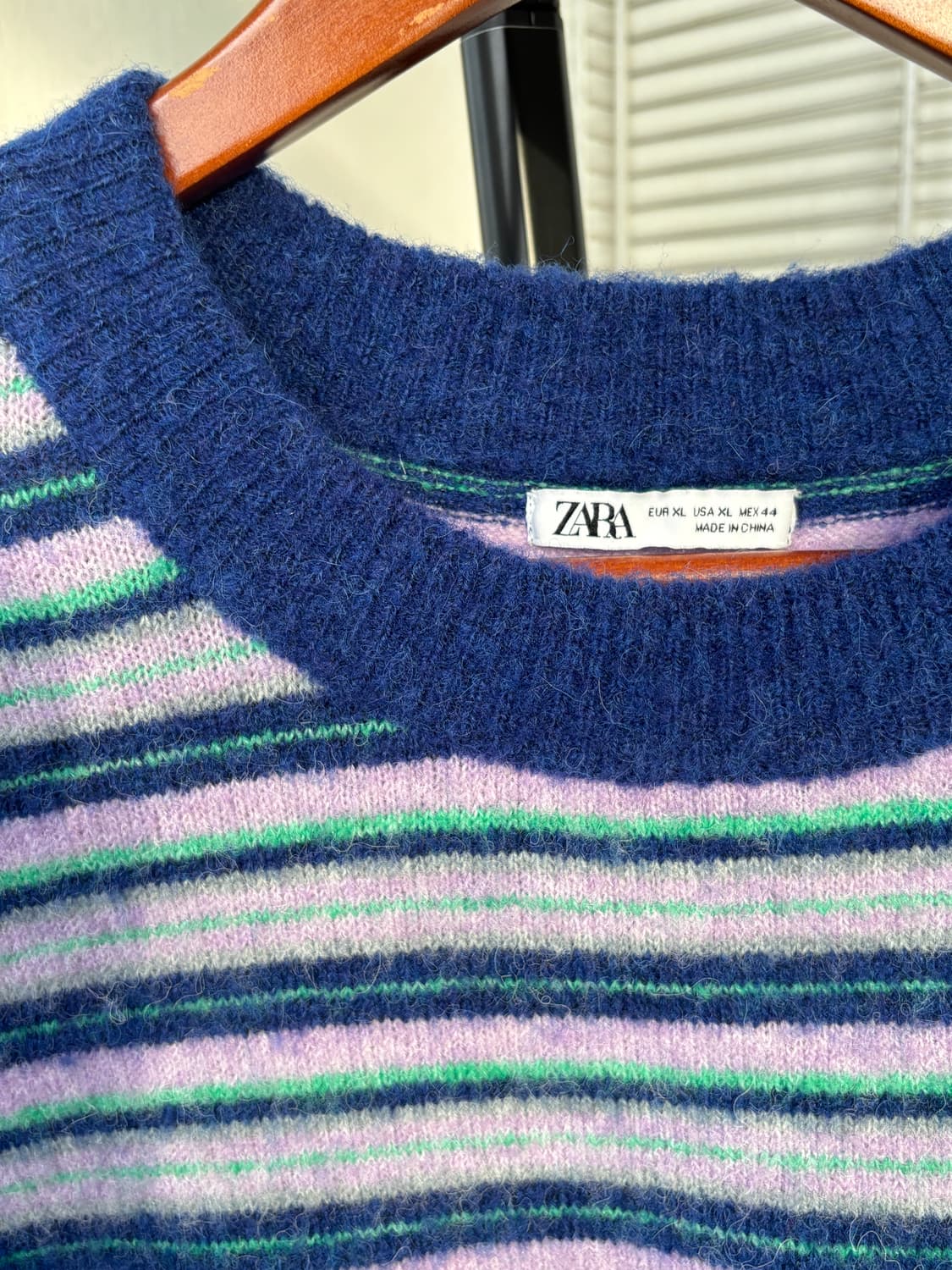 ZARA 스트라이프 니트 XL (105-110) 상품이미지2