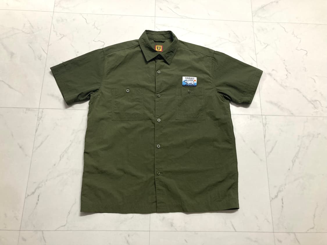 휴먼메이드 23SS 캠핑 숏슬리브 나일론 반팔 셔츠 XL 100-105 상품이미지1