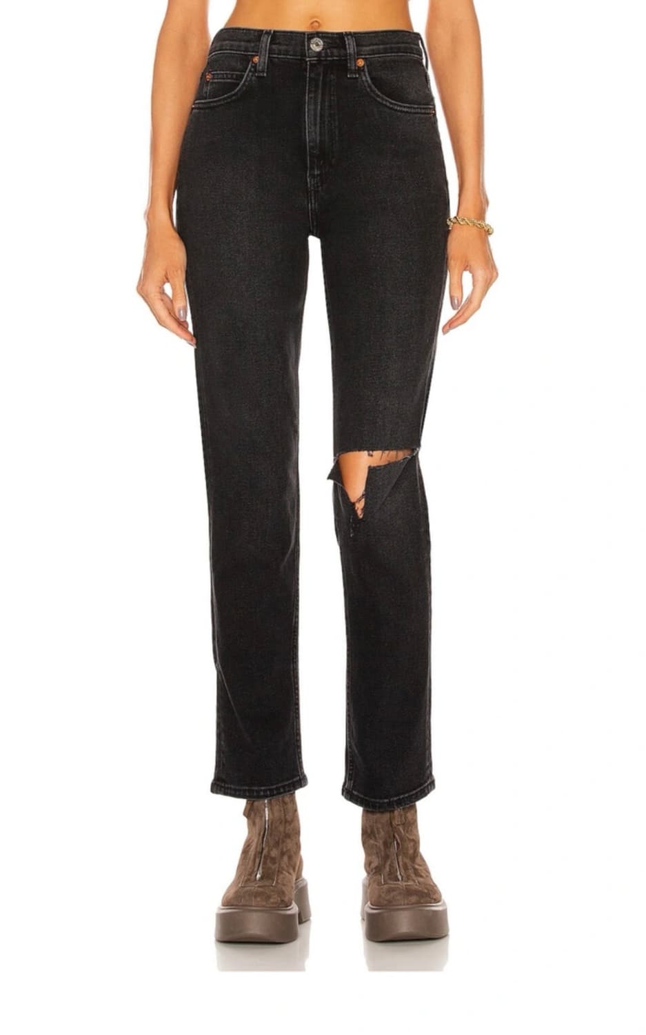 리던70s 스트레이트진24size redone straight washe 상품이미지1