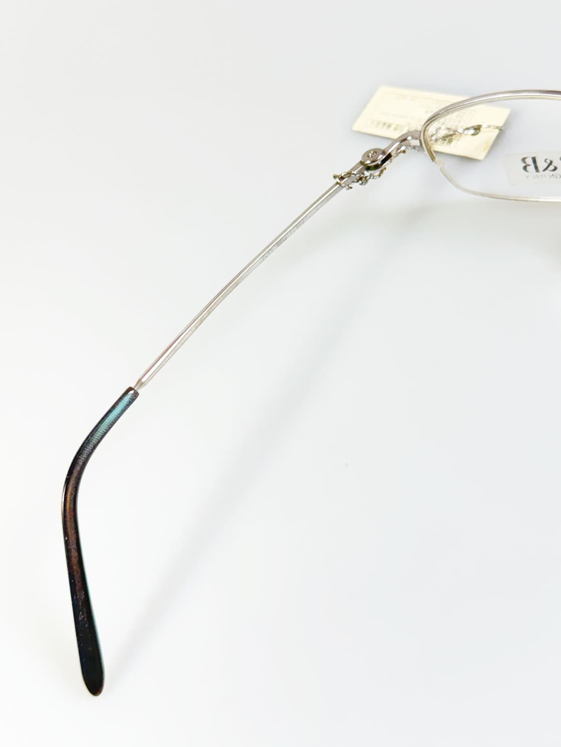 R&B Eyewear 실버 메탈 반무테 스퀘어 빈티지 안경 상품이미지7