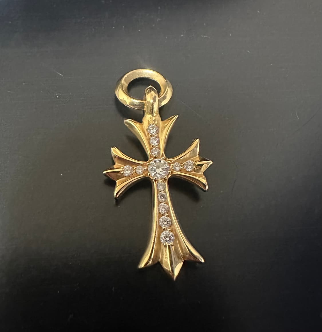 크롬하츠 CH 타이니 크로스 참 22k 풀파베 오리지널 상품이미지1