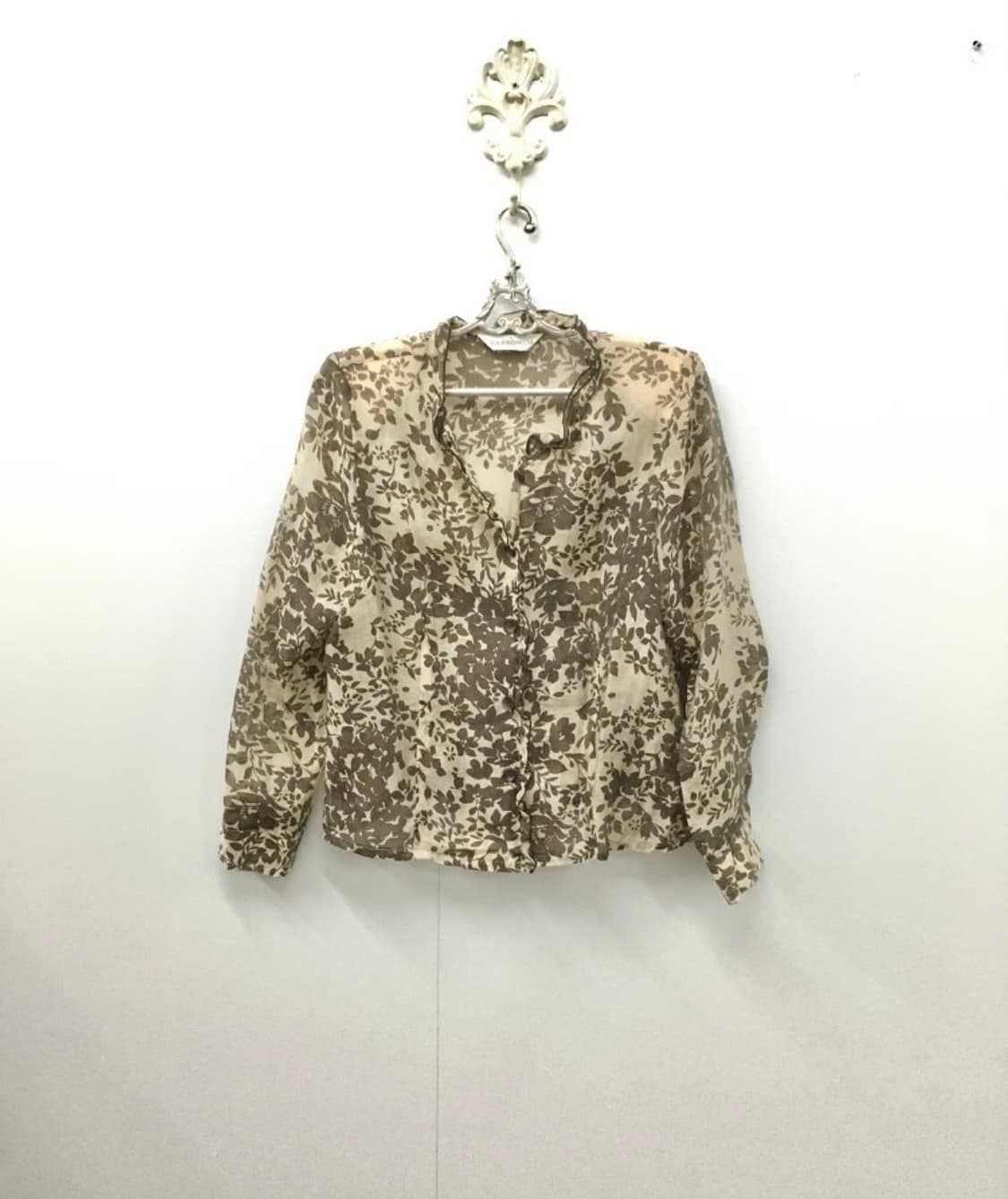oriental pattern mesh blouse 상품이미지2