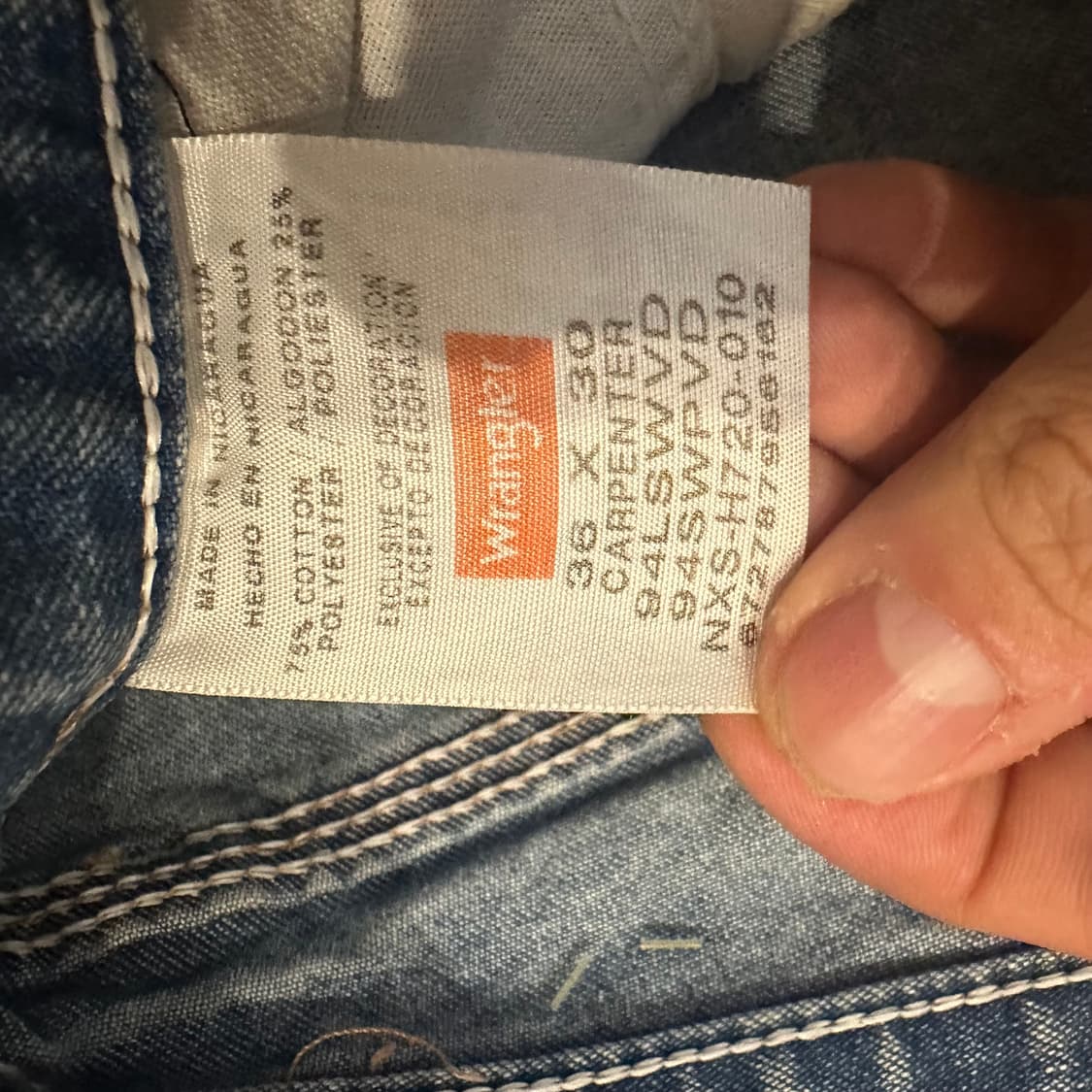 Wrangler(랭글러) 카펜터 데님 상품이미지4