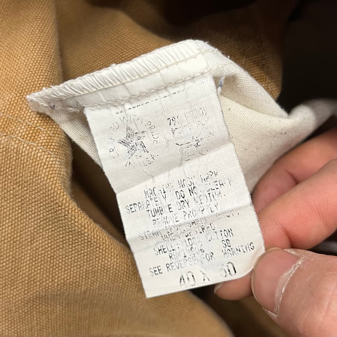 90s Carhartt 더블니 팬츠 (39“) 상품이미지5