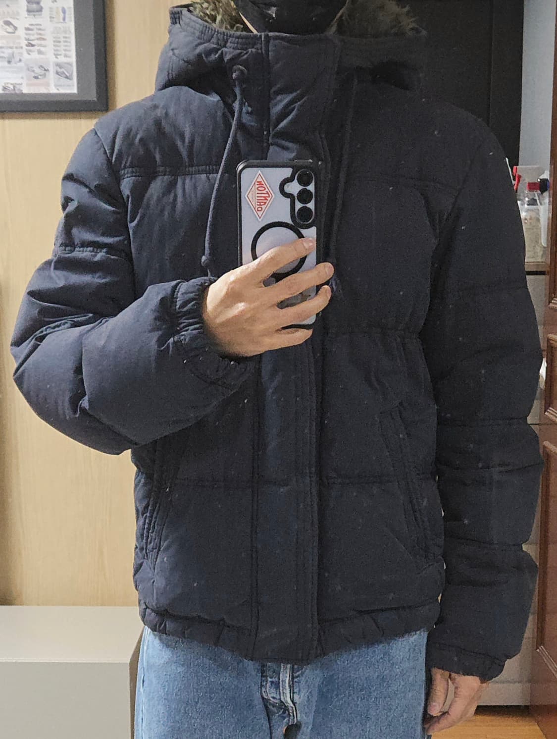 (착샷) 아베크롬비 07 캠쉘 후드 패딩 자켓 상품이미지10