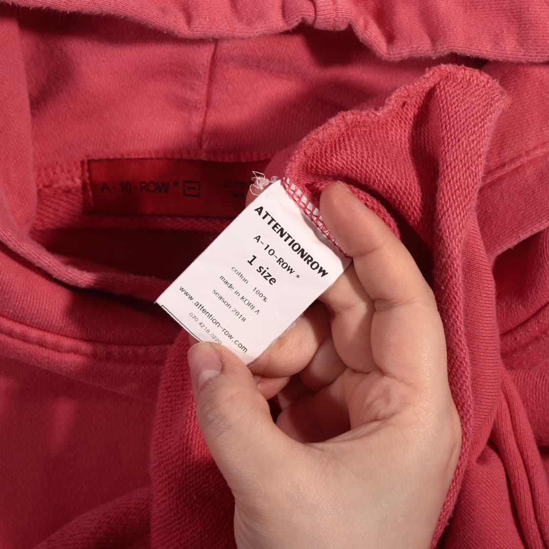 attentionrow 후드 B313 상품이미지4