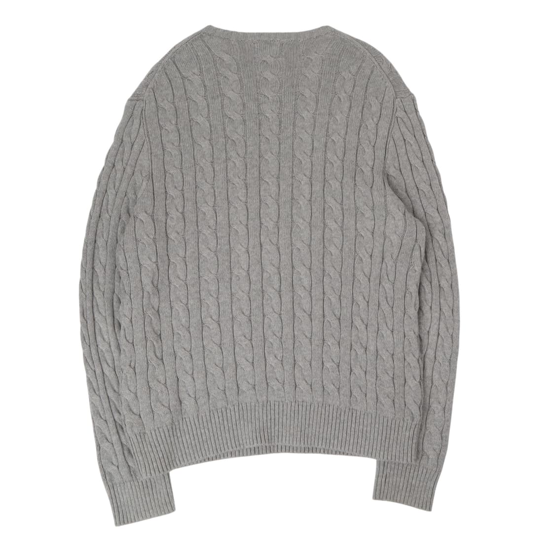 폴로 랄프로렌 QR 그레이 케이블 니트 스웨터 상품이미지5