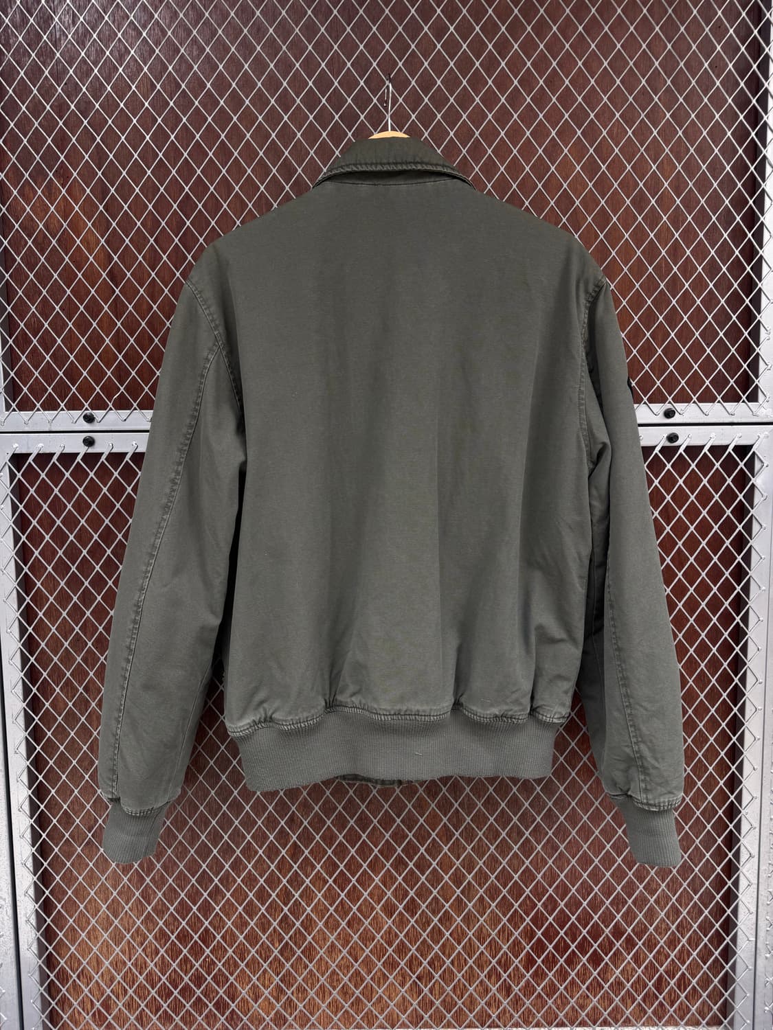 알파인더스트리 A1 봄버 자켓 항공점퍼 카키 M 상품이미지7