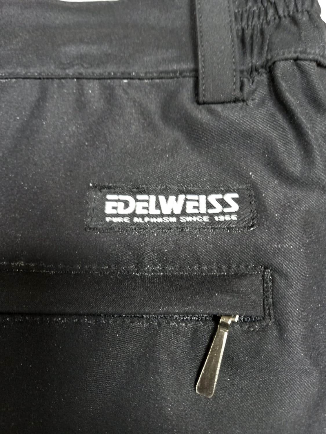 40 EDELWEISS 봄여름용 스판 등산바지 블랙 40-41 상품이미지5