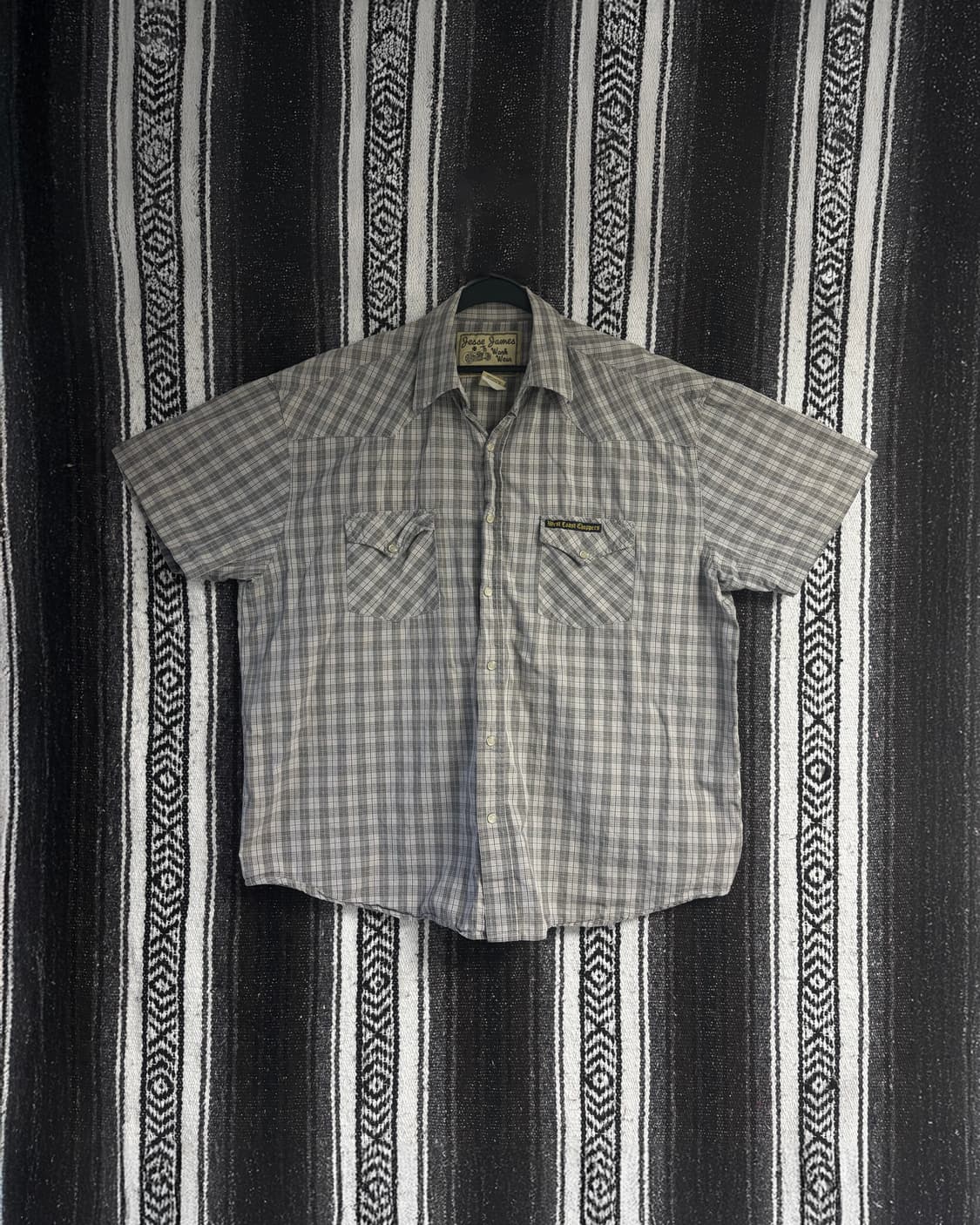 00s west coast choppers 체크셔츠 상품이미지2