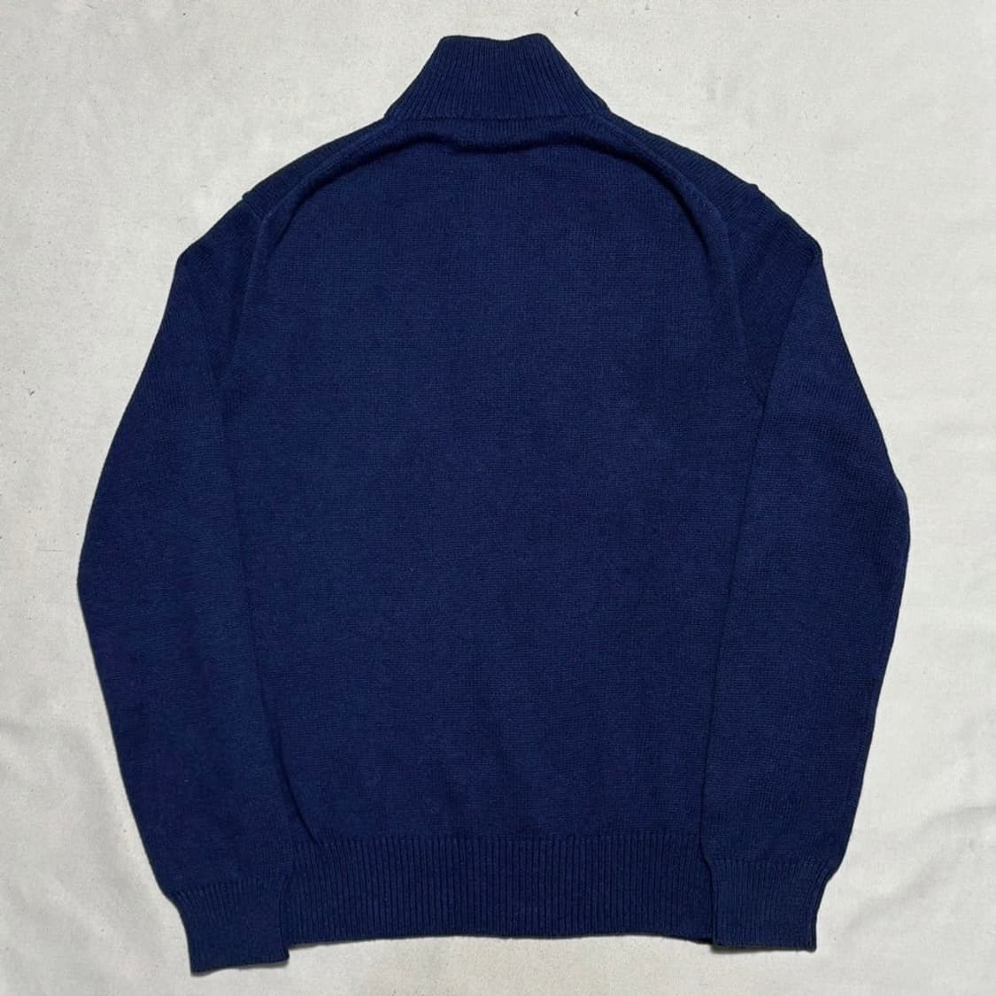 S 폴로랄프로렌 코튼 블루 반집업 니트 상품이미지3