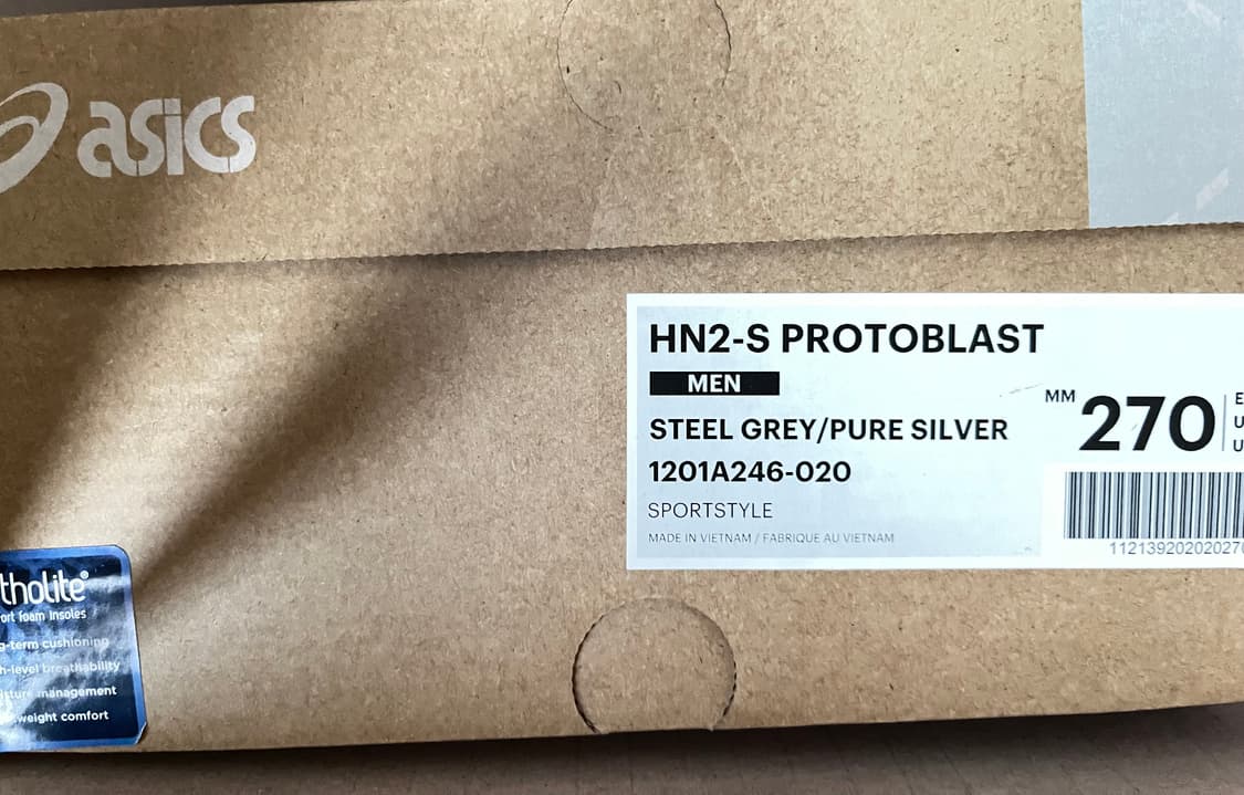 아식스 HN2-S 프로토블라스트 스틸 그레이, 270 상품이미지3