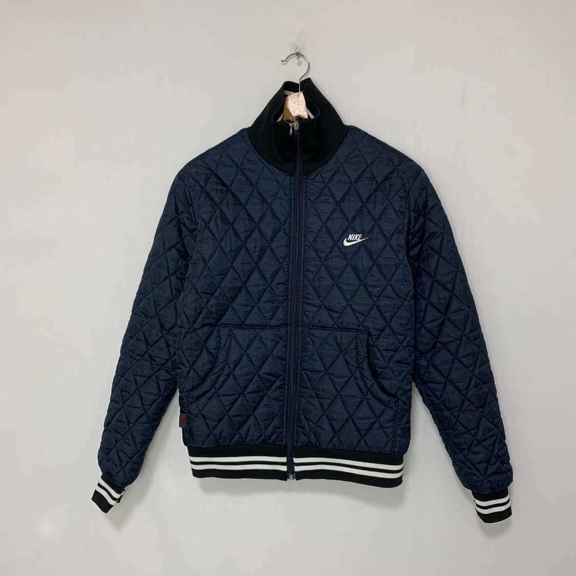 나이키 퀼팅 블루종 자켓 네이비 빈티지 점퍼 남성 S 남녀공용 상품이미지1