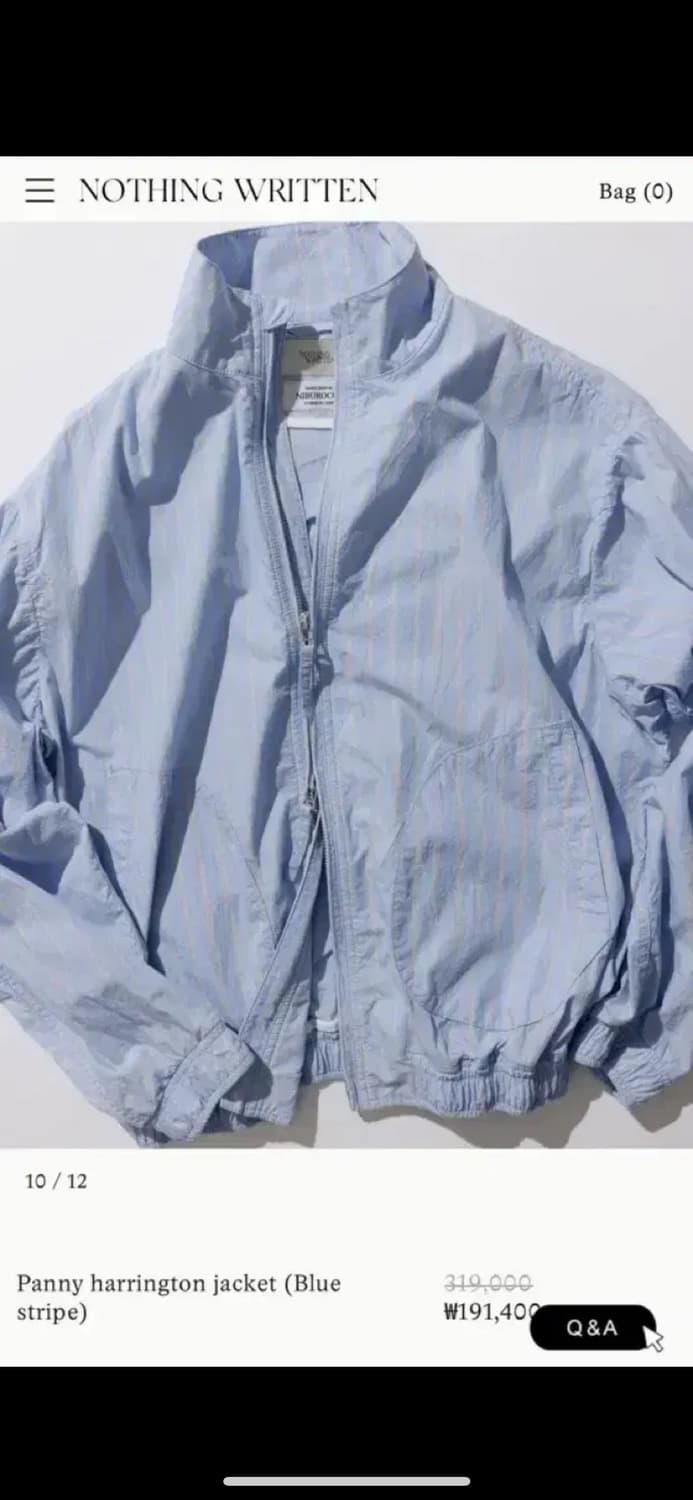 낫띵리튼 Panny harrington jacket Blue stripe 상품이미지1