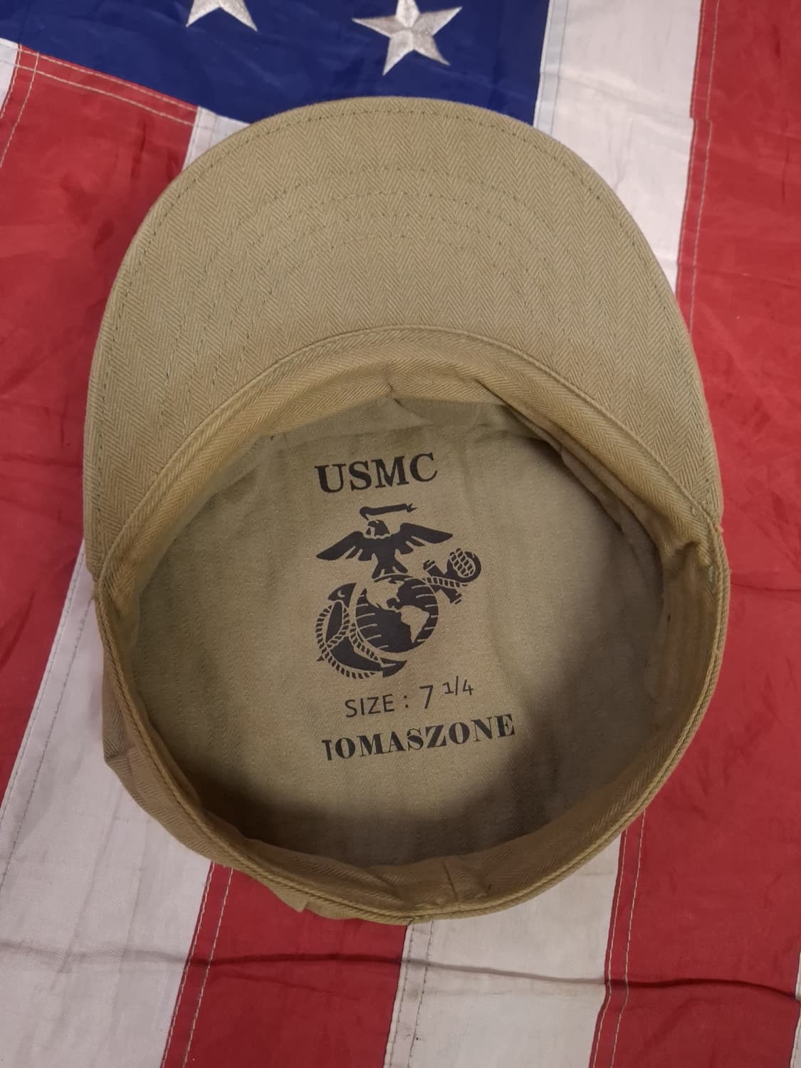 WW2 미해병대 HBT 복각 팔각모 상품이미지5