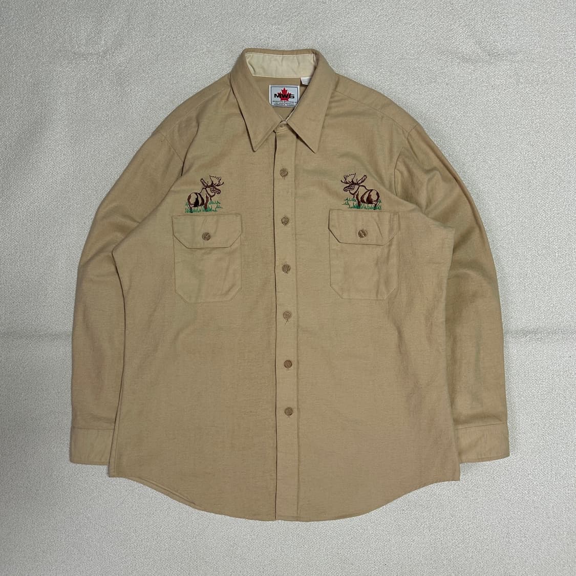 MWG 무스 자수 헌팅 워크 셔츠 상품이미지2