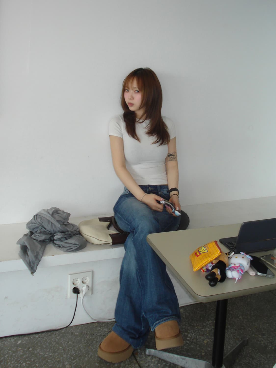 새상품) 아워캐비넷 부츠컷 L 상품이미지1