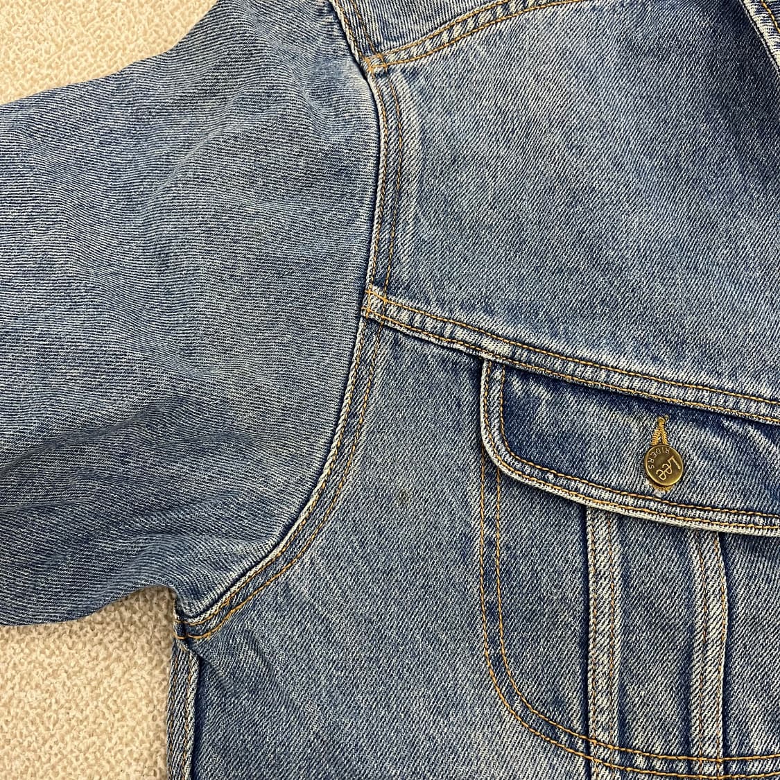 L 리 LEE 빈티지 데님 트러커 자켓 0220M 상품이미지5