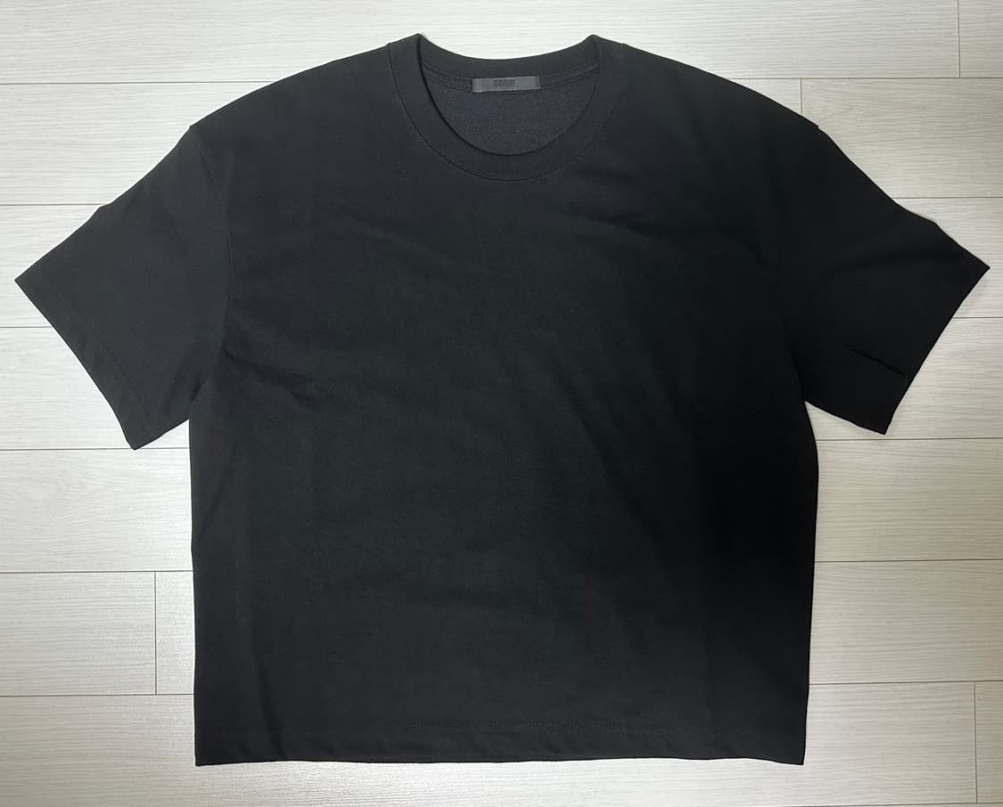 다이브인 크롭 반팔 티셔츠 0 [블랙] 상품이미지1