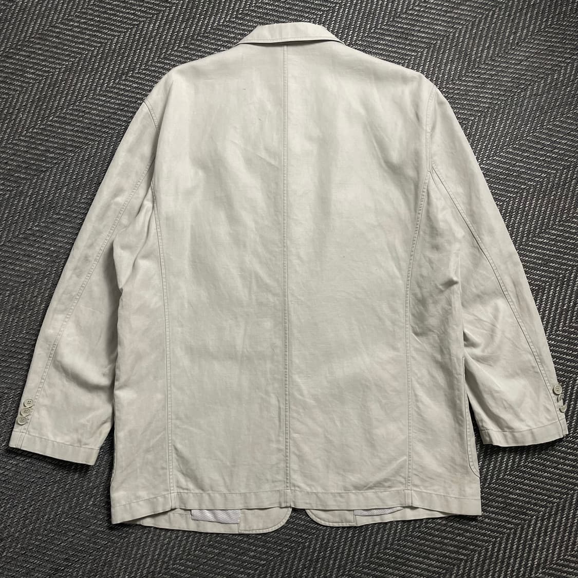 90s 입생로랑 자수로고 아카이브 치노 블레이저 자켓o 4694 상품이미지5