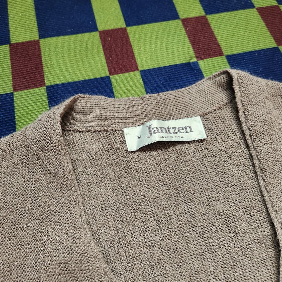 80s Jantzen 오올론 아크릴 가디건 상품이미지4