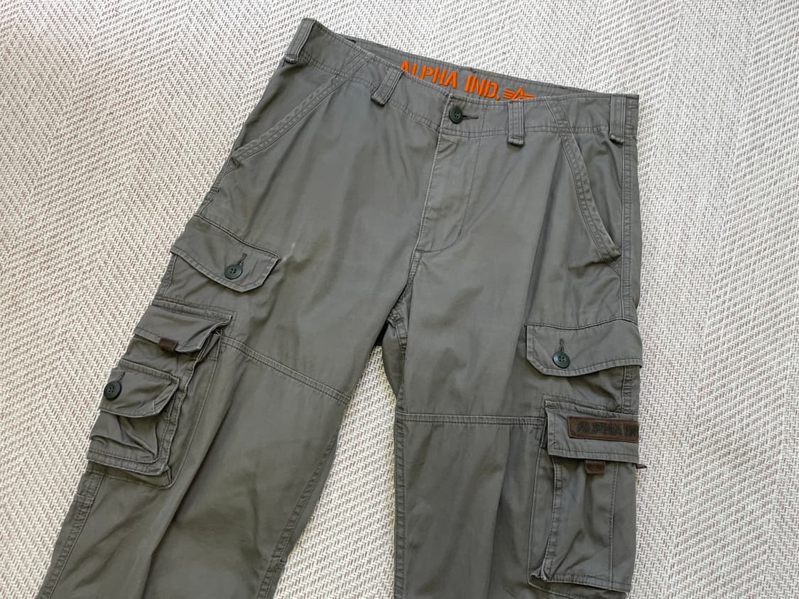 빈티지 알파인더스티리 밀리터리 카고 팬츠  상품이미지2