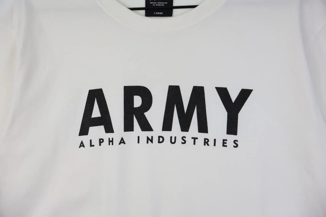 알파 ARMY 로고 반팔 상품이미지6