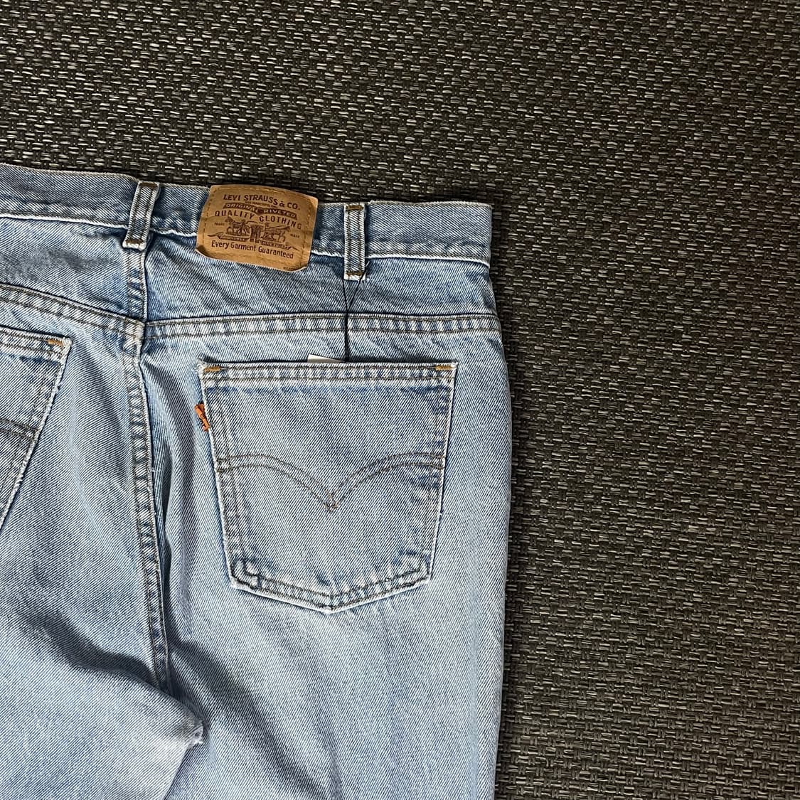 (36) 리바이스501 36x34 오렌지탭 연청 데님팬츠 상품이미지6