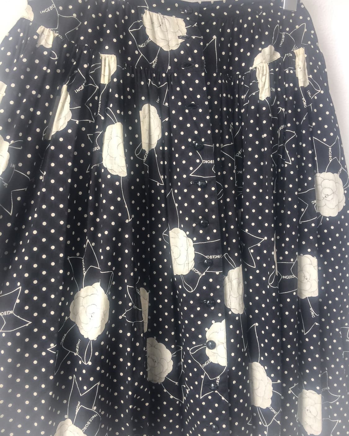 Dot pattern flower ribbon pattern long s 상품이미지5