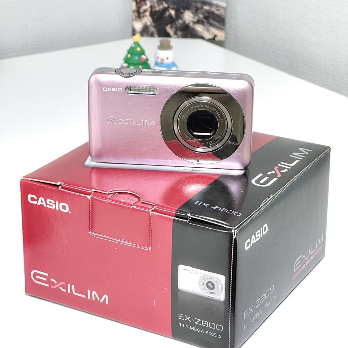 카시오 엑슬림 Z800 베이비핑크 빈티지디카 상품이미지5