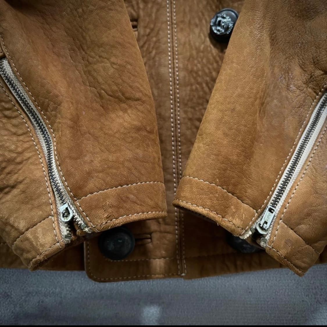 80‘s Marithe Francois Girbaud 레더 자켓 상품이미지6