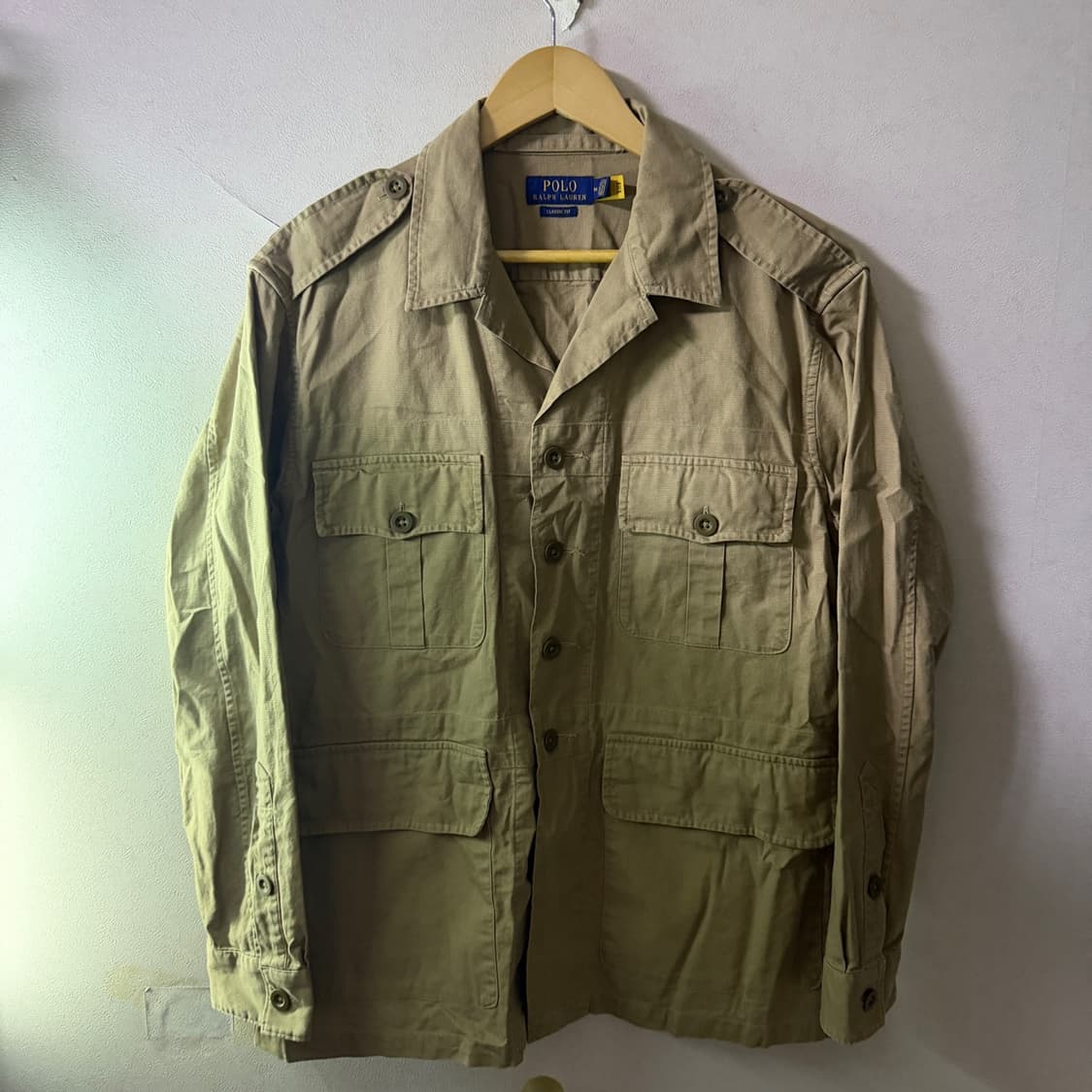 폴로 랄프로렌 더비유틸리티 오버셔츠 M (100-105) 상품이미지7